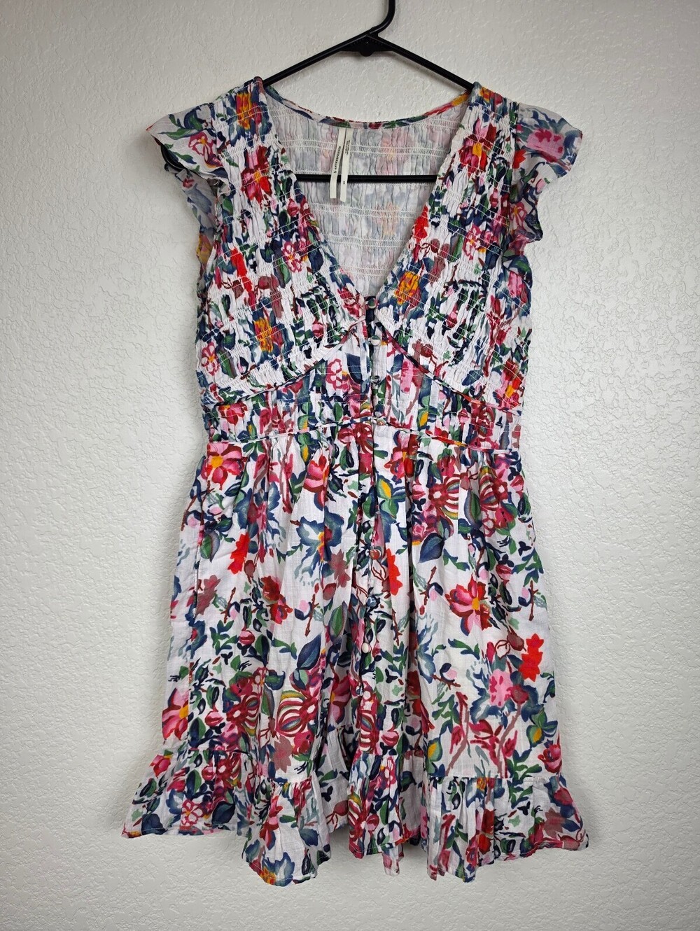 Anthropologie Floral Cotton Modal Dress
